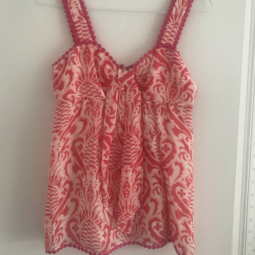 Kate Spade Pink Pineapple Top